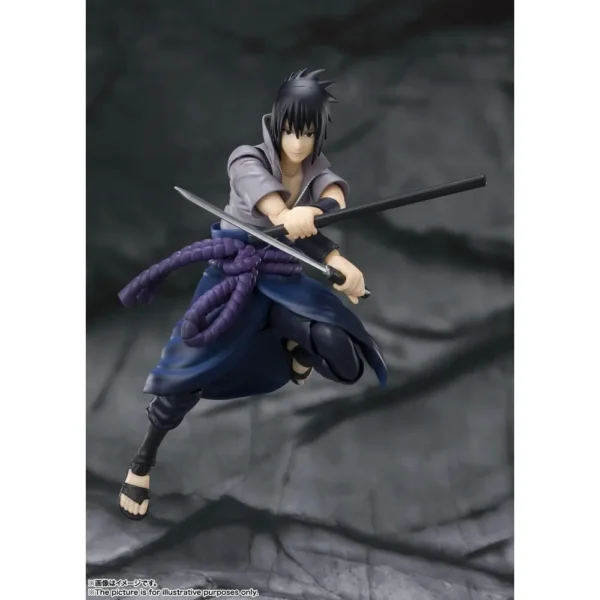 FIGURA SASUKE UCHIHA THE ONE WHO BEARS ALL HATRED TAMASHII NATIONS