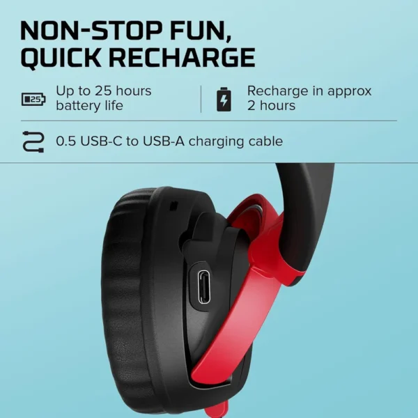 AUDÍFONOS INALÁMBRICOS HYPERX CLOUD MINI | NEGRO