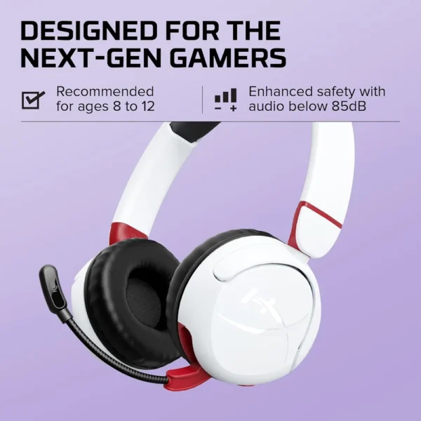 AUDÍFONOS INALÁMBRICOS HYPERX CLOUD MINI | BLANCO