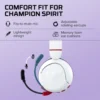 AUDÍFONOS INALÁMBRICOS HYPERX CLOUD MINI | BLANCO
