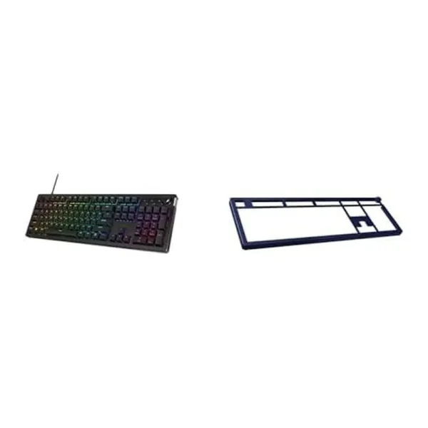 TECLADO ALÁMBRICO HYPERX ALLOY RISE + TOP PLATE - SET 2 PZS | AZUL MARINO