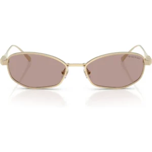 SWAROVSKI LENTES DE SOL SK7042 55 MM MUJER | PALE GOLD/CRYSTAL/LIGHT PURPLE BROWN
