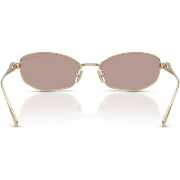 SWAROVSKI LENTES DE SOL SK7042 55 MM MUJER | PALE GOLD/CRYSTAL/LIGHT PURPLE BROWN