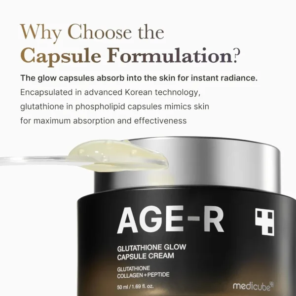 b0d97jz29d_2_webp.webp CREMA FACIAL MEDICUBE AGE-R GLUTATHIONE CAPSULE CREAM 1.7 OZ / 50 ML