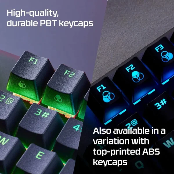 TECLADO ALÁMBRICO HYPERX ALLOY ORIGINS CORE SWITCH RED | NEGRO