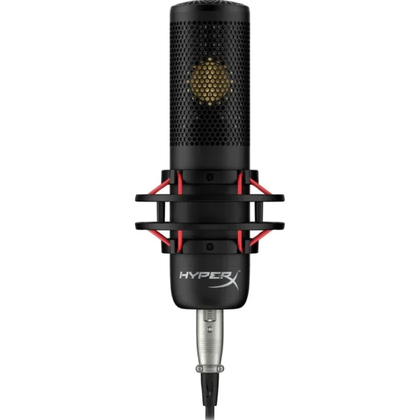 MICRÓFONO HYPERX PROCAST XLR DIÁFRAGMA GRANDE | NEGRO