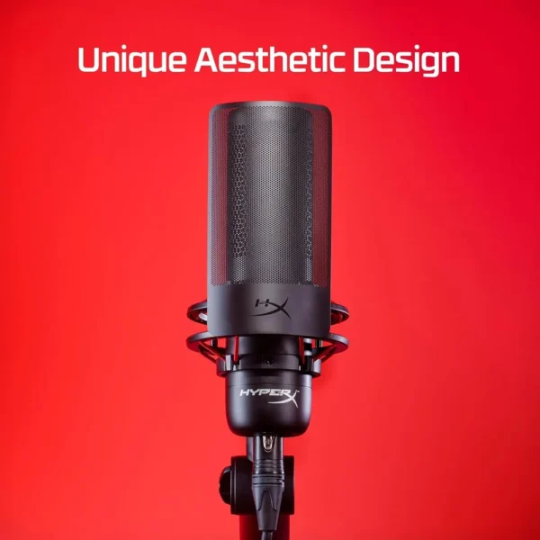 MICRÓFONO HYPERX PROCAST XLR DIÁFRAGMA GRANDE | NEGRO
