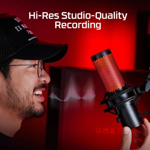 MICRÓFONO HYPERX QUADCAST 2 USB | NEGRO