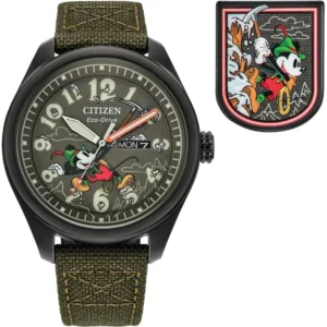 RELOJ CITIZEN ECO-DRIVE DISNEY MICKEY MOUSE HOMBRE | VERDE OSCURO
