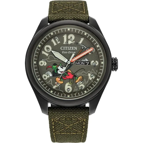 RELOJ CITIZEN ECO-DRIVE DISNEY MICKEY MOUSE HOMBRE | VERDE OSCURO
