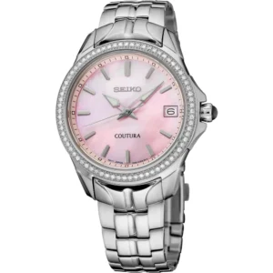 RELOJ SEIKO COUTURA CON DIAMANTES PARA MUJER | ROSA