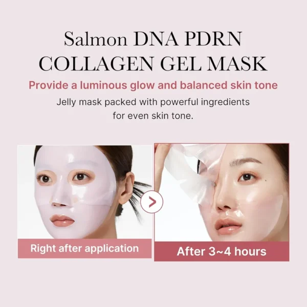 MASCARILLA MEDICUBE SALMON PINK COLLAGEN GEL MASK 0.98 OZ / 28 G