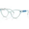 SWAROVSKI MONTURA SK2028 51 MM MUJER | MILKY LIGHT BLUE/DEMO LENS
