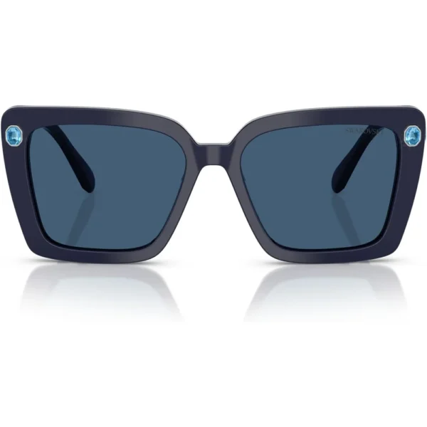 SWAROVSKI LENTES DE SOL CUADRADO SK6032 55 MM MUJER | BLUE/DARK BLUE