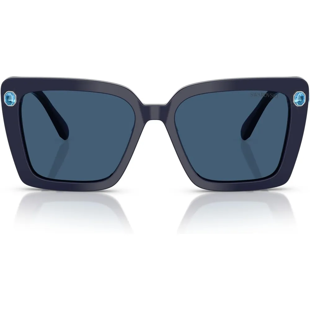 SWAROVSKI LENTES DE SOL CUADRADO SK6032 55 MM MUJER | BLUE/DARK BLUE