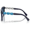 SWAROVSKI LENTES DE SOL CUADRADO SK6032 55 MM MUJER | BLUE/DARK BLUE