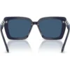 SWAROVSKI LENTES DE SOL CUADRADO SK6032 55 MM MUJER | BLUE/DARK BLUE