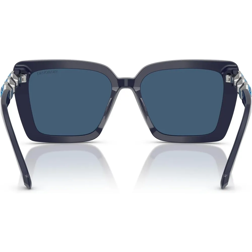 SWAROVSKI LENTES DE SOL CUADRADO SK6032 55 MM MUJER | BLUE/DARK BLUE - Imagen 5