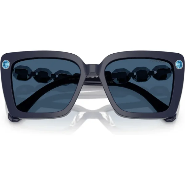 SWAROVSKI LENTES DE SOL CUADRADO SK6032 55 MM MUJER | BLUE/DARK BLUE