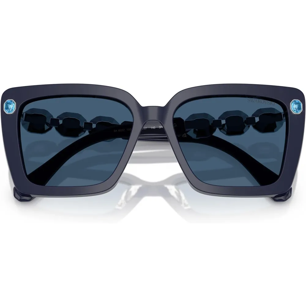 SWAROVSKI LENTES DE SOL CUADRADO SK6032 55 MM MUJER | BLUE/DARK BLUE - Imagen 6