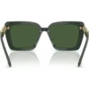 SWAROVSKI LENTES DE SOL CUADRADO SK6032F 55 MM MUJER | GREEN/DARK GREEN