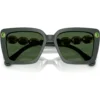 SWAROVSKI LENTES DE SOL CUADRADO SK6032F 55 MM MUJER | GREEN/DARK GREEN