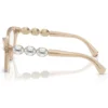 SWAROVSKI MONTURA SK2028 51 MM MUJER | MILKY BEIGE/DEMO LENS