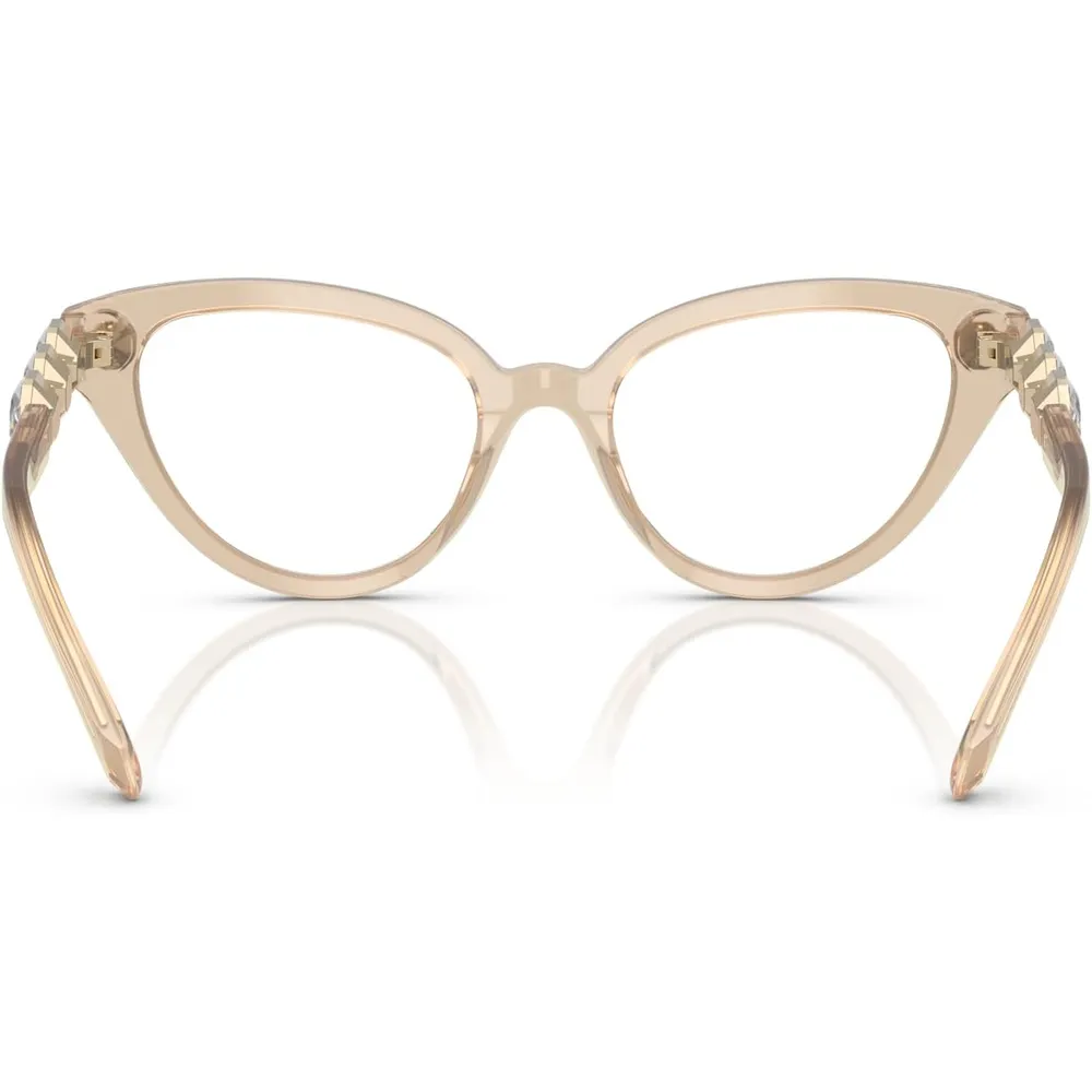 SWAROVSKI MONTURA SK2028 51 MM MUJER | MILKY BEIGE/DEMO LENS - Imagen 5