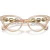 SWAROVSKI MONTURA SK2028 51 MM MUJER | MILKY BEIGE/DEMO LENS