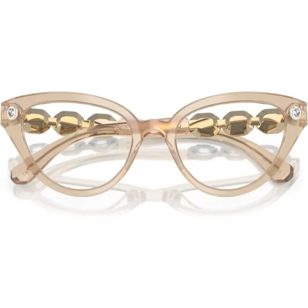 SWAROVSKI MONTURA SK2028 51 MM MUJER | MILKY BEIGE/DEMO LENS
