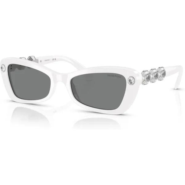 SWAROVSKI LENTES DE SOL MARIPOSA SK6033 54 MM MUJER | WHITE/DARK GREY