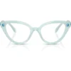 SWAROVSKI MONTURA SK2028 53 MM MUJER | MILKY LIGHT BLUE/DEMO LENS