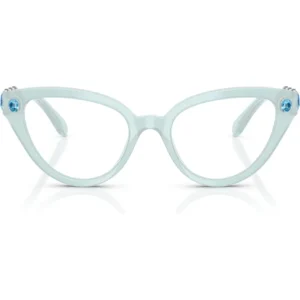 SWAROVSKI MONTURA SK2028 53 MM MUJER | MILKY LIGHT BLUE/DEMO LENS