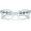 SWAROVSKI MONTURA SK2028 53 MM MUJER | MILKY LIGHT BLUE/DEMO LENS