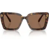 SWAROVSKI LENTES DE SOL CUADRADO SK6032 55 MM MUJER | HAVANA/DARK BROWN
