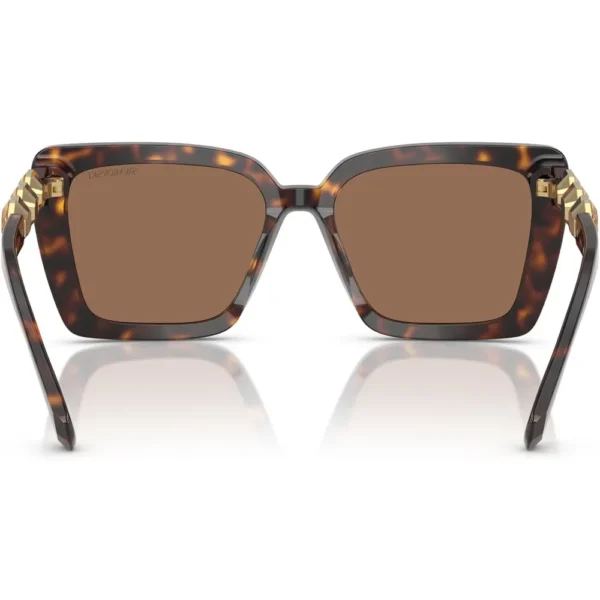 SWAROVSKI LENTES DE SOL CUADRADO SK6032 55 MM MUJER | HAVANA/DARK BROWN
