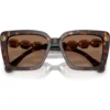 SWAROVSKI LENTES DE SOL CUADRADO SK6032 55 MM MUJER | HAVANA/DARK BROWN