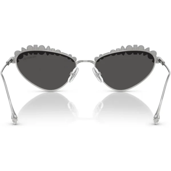 SWAROVSKI LENTES DE SOL OVAL SK7009 55 MM MUJER | SILVER/DARK GREY