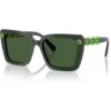SWAROVSKI LENTES DE SOL CUADRADO SK6032 55 MM MUJER | GREEN/DARK GREEN