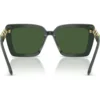 SWAROVSKI LENTES DE SOL CUADRADO SK6032 55 MM MUJER | GREEN/DARK GREEN