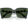 SWAROVSKI LENTES DE SOL CUADRADO SK6032 55 MM MUJER | GREEN/DARK GREEN