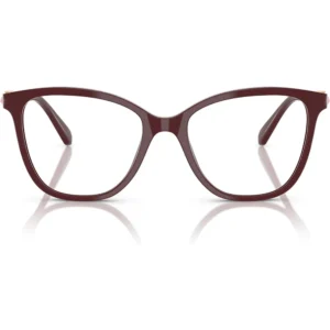 SWAROVSKI MONTURA CUADRADO SK2020 54 MM MUJER | BURGUNDY/DEMO LENS