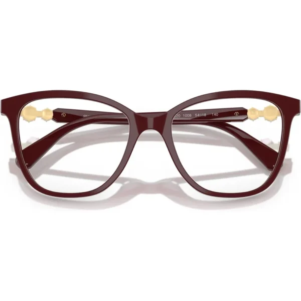 b0dcpx26zx_4_webp.webp SWAROVSKI MONTURA CUADRADO SK2020 54 MM MUJER | BURGUNDY/DEMO LENS