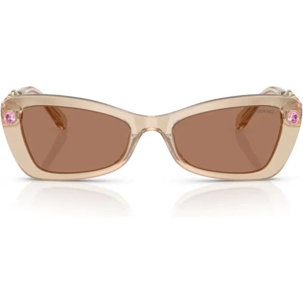 SWAROVSKI LENTES DE SOL MARIPOSA SK6033 54 MM MUJER | MILKY BEIGE/BROWN