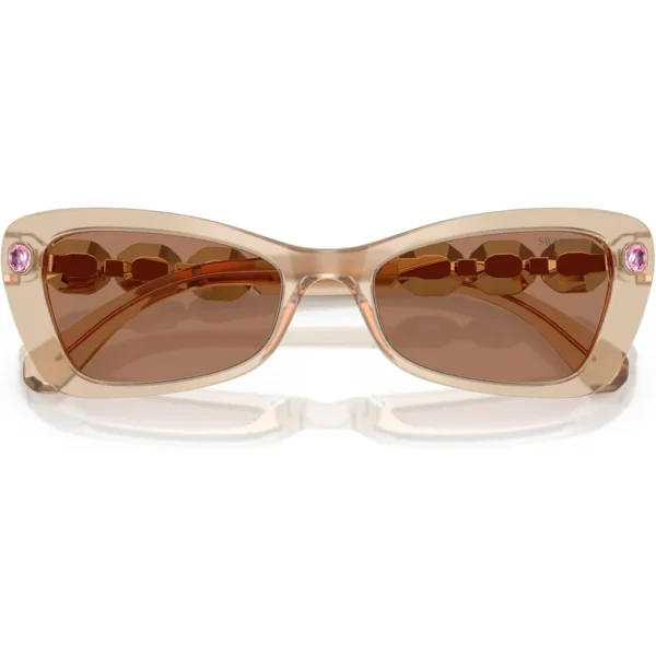 SWAROVSKI LENTES DE SOL MARIPOSA SK6033 54 MM MUJER | MILKY BEIGE/BROWN