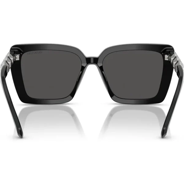 SWAROVSKI LENTES DE SOL CUADRADO SK6032F 55 MM MUJER | BLACK/DARK GREY