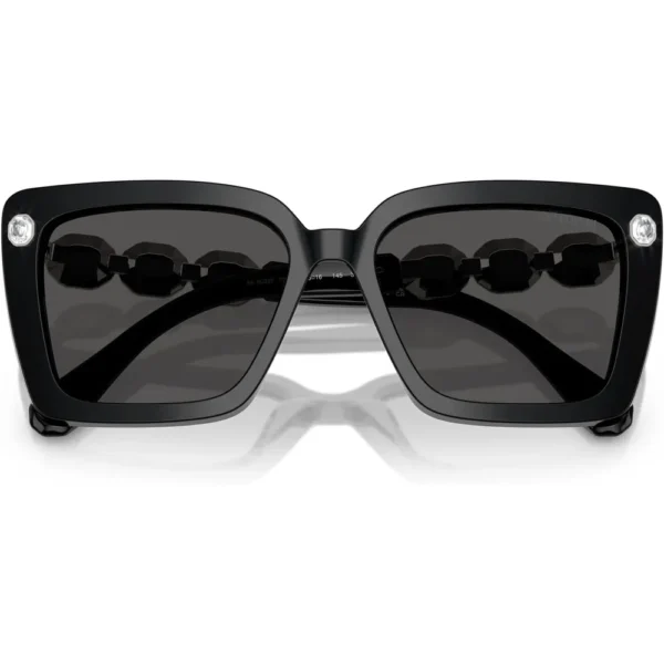 SWAROVSKI LENTES DE SOL CUADRADO SK6032F 55 MM MUJER | BLACK/DARK GREY