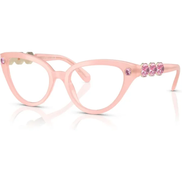 SWAROVSKI MONTURA SK2028 53 MM MUJER | MILKY PINK/DEMO LENS