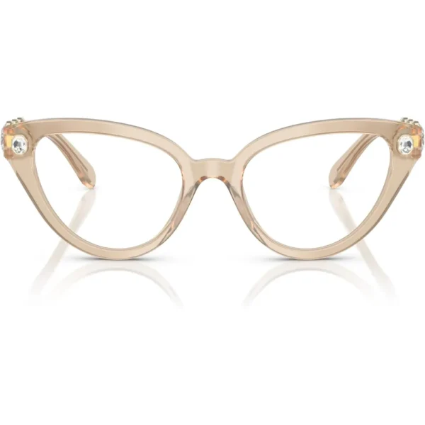 SWAROVSKI MONTURA SK2028 53 MM MUJER | MILKY BEIGE/DEMO LENS