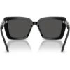 SWAROVSKI LENTES DE SOL CUADRADO SK6032 55 MM MUJER | BLACK/DARK GREY